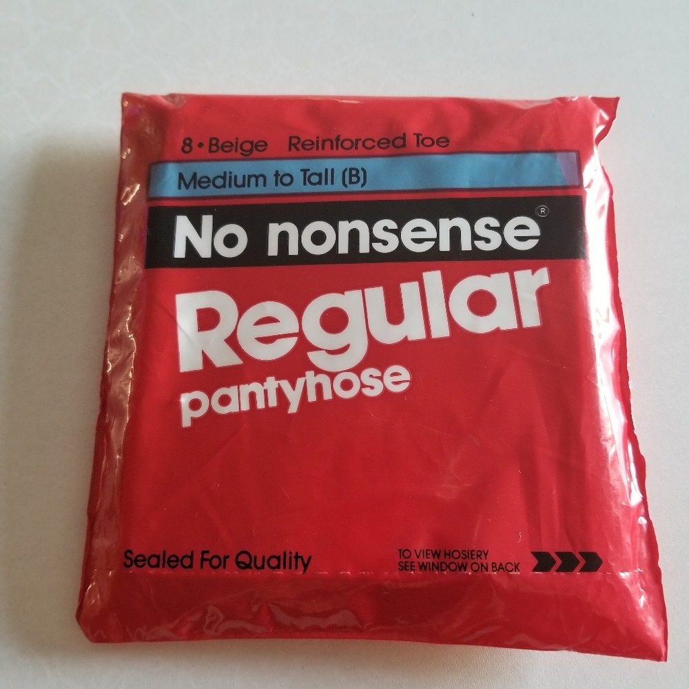 1991 Vintage New No Nonsense Regular Pantyhose